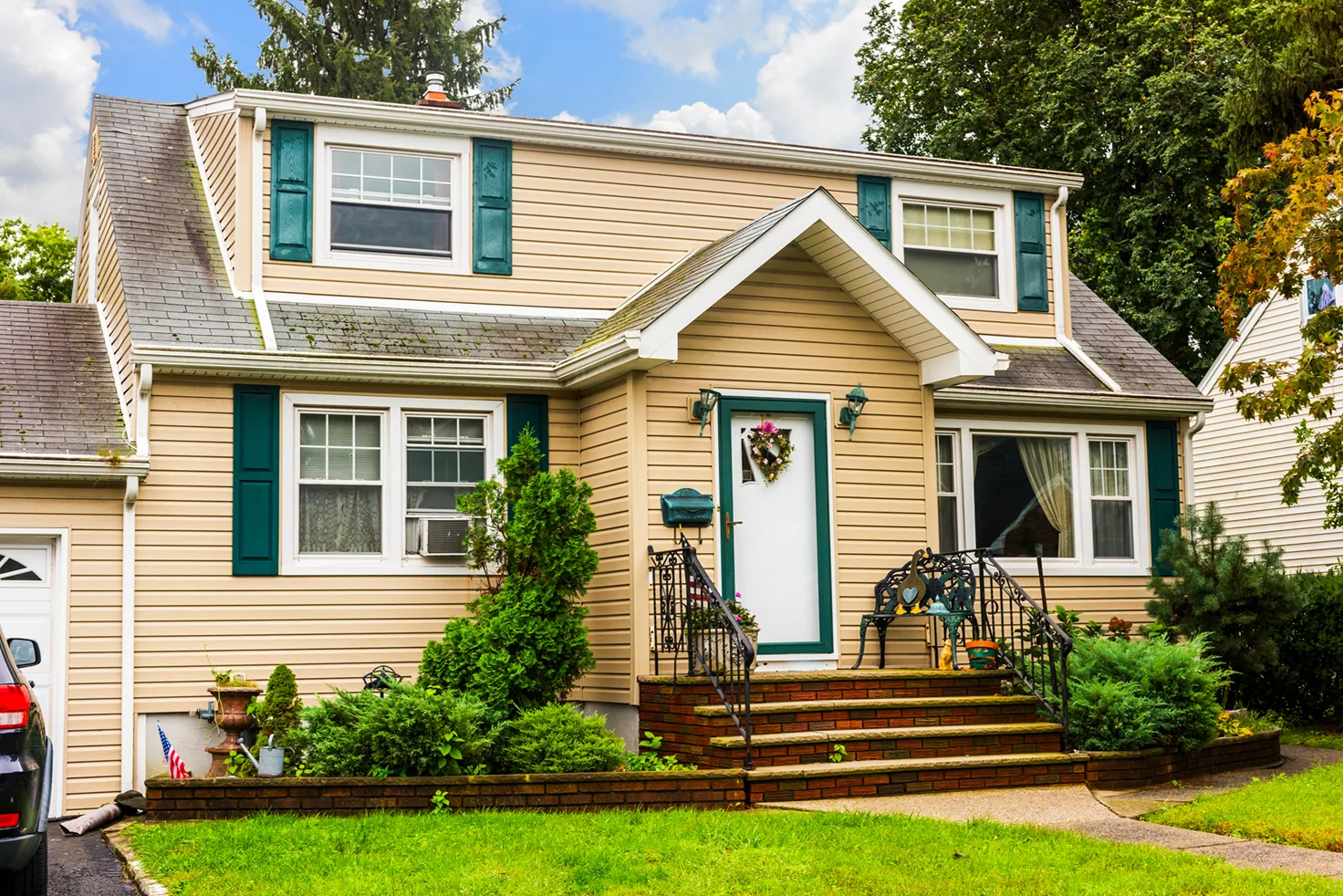 Exterior of a New Jersey suburban home
